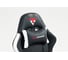 Кресло компьютерное игровое Стул Груп TopChairs Prophet с оттоманкой, черно-белый GF-8086 black+white 7