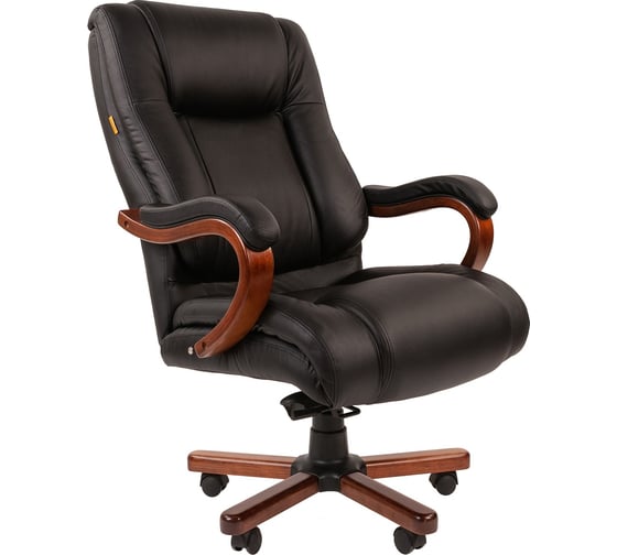 Кресло руководителя CHAIRMAN 503 кожа, черный 00-07029379