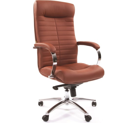 Компьютерное кресло CHAIRMAN 480 экокожа коричневый 00-06101858