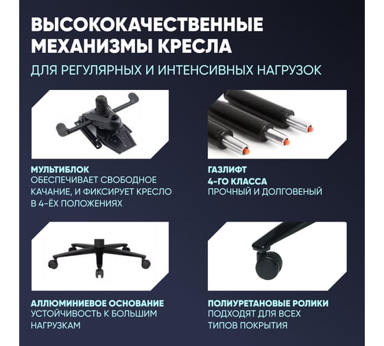 Компьютерное поворотное кресло KSG BRAVE AF-2-1 Troll Black НФ-00001098