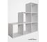 Стеллаж Comfort Avenue Леонардо белый с тиснением 101SE WAR33E4CS105105FU101SEEMP 5