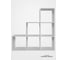 Стеллаж Comfort Avenue Леонардо белый с тиснением 101SE WAR33E4CS105105FU101SEEMP 6