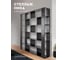 Стеллаж Comfort Avenue Мартина Черный Неро 190 WAR40E4CS160201FU190EMP 2