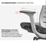 Офисное поворотное кресло KSG SPARX FT-1 Raze Plus White / Grey НФ-00000662 5