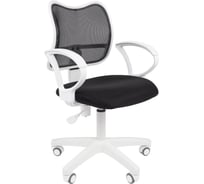 Компьютерное кресло CHAIRMAN 450 LT белый пластик TW-11/TW-01 черный 00-07019775