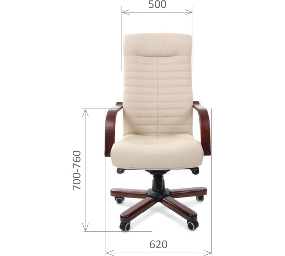 Компьютерное кресло CHAIRMAN 480 WD экопремиум 101 бежевый 00-07009715