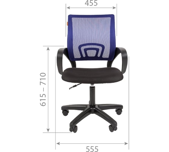 Компьютерное кресло CHAIRMAN 696 LT TW-05 синий 00-07024142