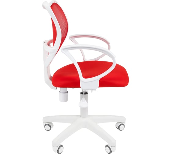 Компьютерное кресло CHAIRMAN 450 LT белый пластик TW-19/TW-69 красный 00-07019778