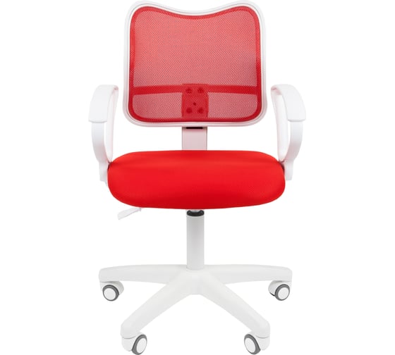 Компьютерное кресло CHAIRMAN 450 LT белый пластик TW-19/TW-69 красный 00-07019778
