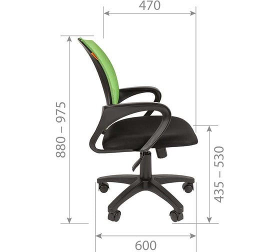 Компьютерное кресло CHAIRMAN 696 TW голубой 00-07022783