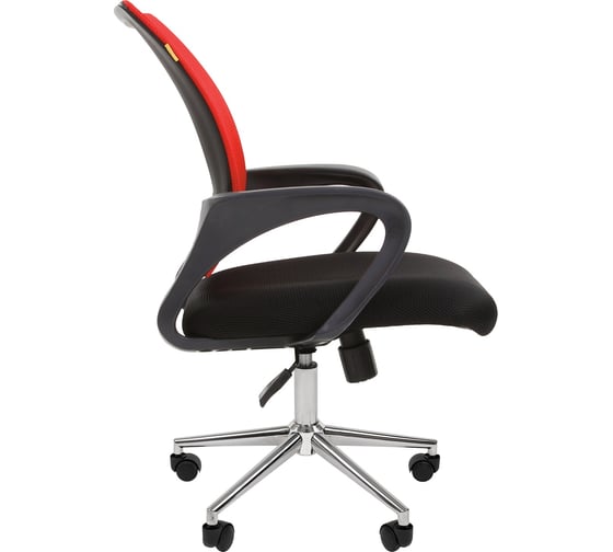 Компьютерное кресло CHAIRMAN 696 TW красный хром 00-07054950