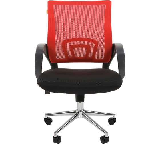 Компьютерное кресло CHAIRMAN 696 TW красный хром 00-07054950