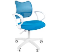 Компьютерное кресло CHAIRMAN 450 LT белый пластик TW голубой 00-07022786