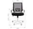 Компьютерное кресло CHAIRMAN 696 белый пластик TW-11/TW-01 черный 00-07014835 4