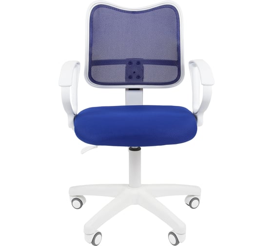 Компьютерное кресло CHAIRMAN 450 LT белый пластик TW-10/TW-05 синий 00-07019774
