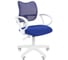 Компьютерное кресло CHAIRMAN 450 LT белый пластик TW-10/TW-05 синий 00-07019774 1