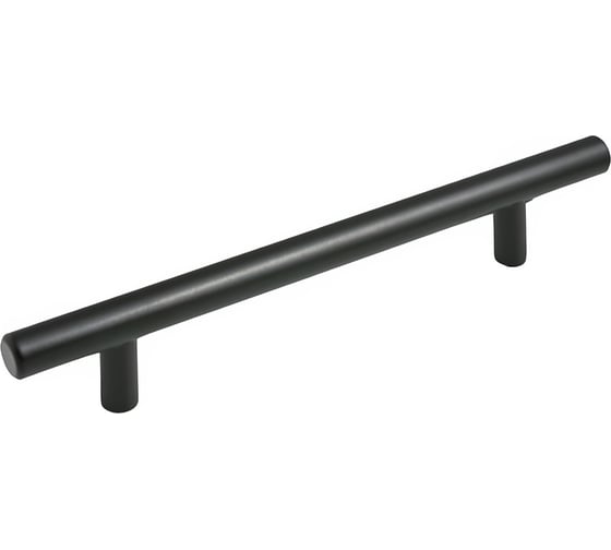 Ручка-рейлинг MF d=12 mm, 128/178, черный матовый 11156v