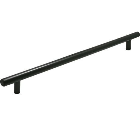 Ручка-рейлинг MF d=12 mm, 256/316, h 32, матовый черный 18069v