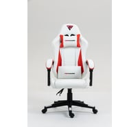 Кресло компьютерное игровое Стул Груп TopChairs Phantom, бело-красный GF-8080 white+red
