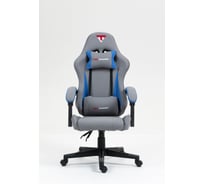 Кресло компьютерное игровое Стул Груп TopChairs Phantom, ткань, серый GF-8080 TT706+TT702