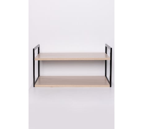 Стеллаж настенный-настольный ТИТАН МЕТА Латус-10 250x600, ясень шимо светлый 4670026245516