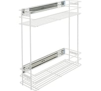 Бутылочница Lemax PROF 200 мм, с боковым креплением и доводчиком, белый VK-02-200WT