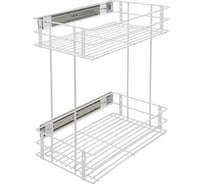 Бутылочница Lemax PROF 300 мм, с боковым креплением и доводчиком, белый VK-02-300WT