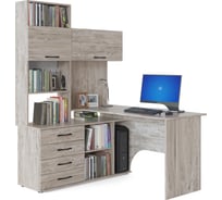 Стол компьютерный СОКОЛ КСТ-14.1 левый дуб юкон 00-00015786