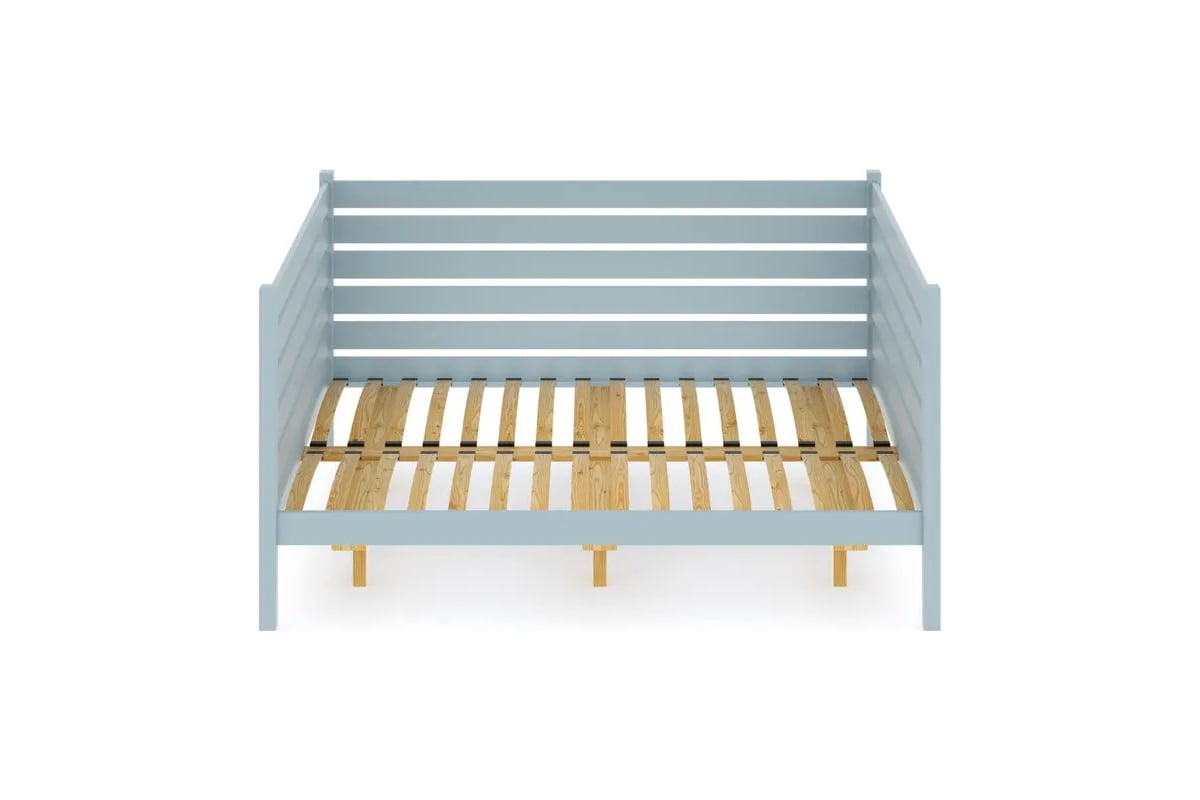 Тахта двуспальная Solarius из массива сосны с ортопедическим основанием ...