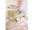Тахта двуспальная Solarius из массива сосны с реечным основанием и высокими бортиками, 180x200 см (габариты 190x210), с двумя выкатными ящиками, цвет ванили tahta-spin180-200van-2yash 1