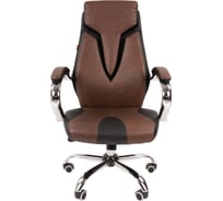 Компьютерное кресло CHAIRMAN 901 экопремиум черный/коричневый 00-07047369