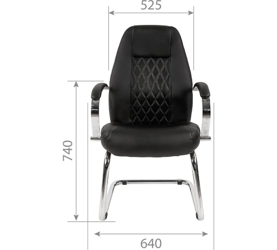Компьютерное кресло CHAIRMAN 950 V экопремиум черный 00-07061552
