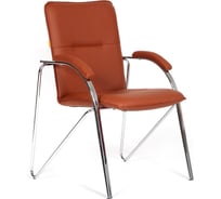 Конференц-кресло CHAIRMAN 850 Terra 111 экокожа коричневый 00-06110403