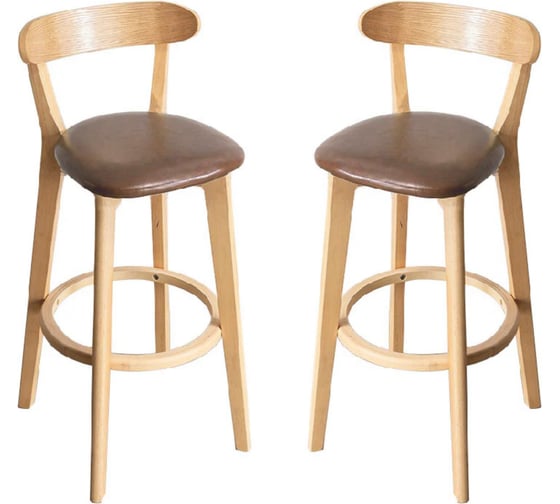 Стул Hesby Elevate Zenith комплект 2 шт, бежевый, серый HSBI_B016_wooden_greyp_2 1