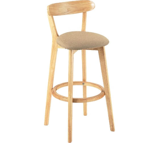 Стул барный Hesby Elevate Zenith бежевый HSBI_B016_wooden_beigef 1