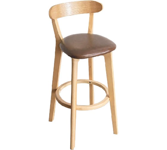 Стул барный Hesby Elevate Zenith бежевый, серый HSBI_B016_wooden_greyp 1