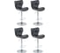 Стул барный Hesby Serenity Echo комплект 4 шт, черный, хром HSBI_B002_black_4 1