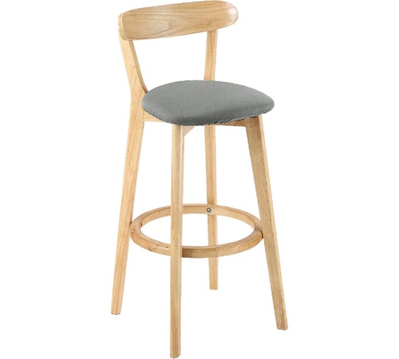 Стул барный Hesby Elevate Zenith бежевый, серый HSBI_B016_wooden_greyf 1
