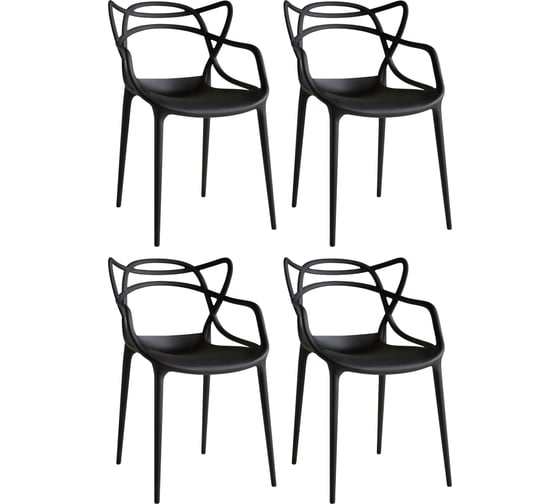 Стул Hesby Harmony комплект 4 шт, черный HSBI_Y824_black_4 1