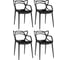 Стул Hesby Harmony комплект 4 шт, черный HSBI_Y824_black_4 1