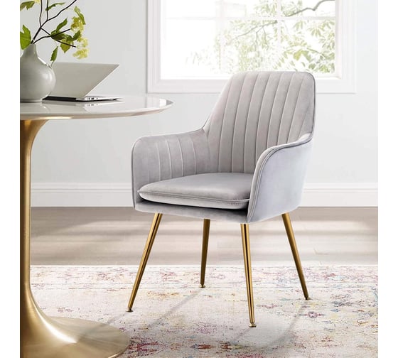 Стул Hesby Tranquil Synchrony комплект 2 шт, серый, золотой HSBI_Y607_grey_2