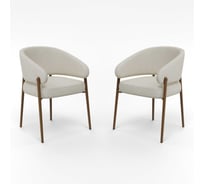 Стул Hesby Tranquil Zenith комплект 2 шт, бежевый, золотой HSBI_HTC0258_beige_2