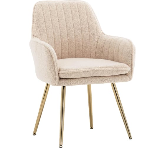 Стул Hesby Tranquil Synchrony бежевый, золотой букле HSBI_Y607_beige_boucle
