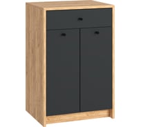 Комод Атмосфера 1Я ЛАЙТ Дуб золотой Крафт/Антрацит 00-00026919