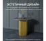 Стол круглый обеденный GENGLASS с металлическим подстольем 400х400 мм, TRUBIS Wood, золотое подстолье, столешница черный мрамор 90 см GGT-03-1-4-L-90 10