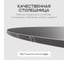 Стол круглый обеденный GENGLASS с металлическим подстольем 400х400 мм, TRUBIS Wood, черное подстолье, столешница черный мрамор 100 см GGT-03-2-4-L-100 8