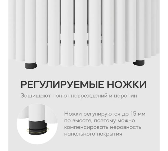 Стол круглый обеденный GENGLASS с металлическим подстольем 400х400 мм, TRUBIS Wood, белое подстолье, столешница орех 120 см GGT-03-3-1-L-120