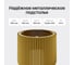 Стол круглый обеденный GENGLASS с металлическим подстольем 600х600 мм, TRUBIS Wood, золотое подстолье, столешница белый мрамор 80 см GGT-03-1-5-M-80 6