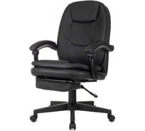 Кресло руководителя Бюрократ CH-868N-BF черный эко.кожа крестов. пластик подст.для ног 2067254
