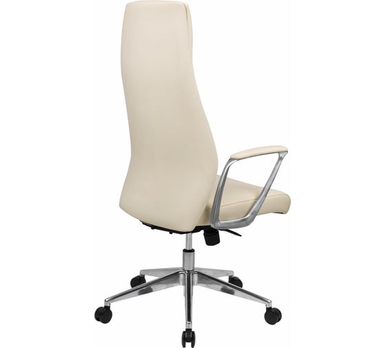 Кресло BRABIX PREMIUM Adept EX-752 синхромеханизм, алюминий, экокожа, бежевое 532931